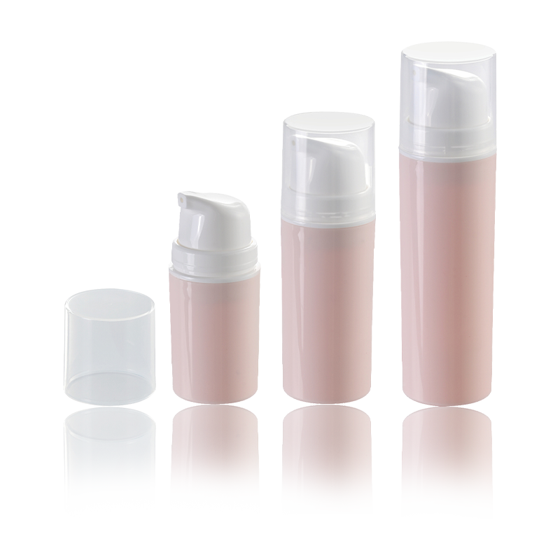 بطری های پمپ بدون هوا بسته بندی لوسیون آرایشی PP HS-011A Premium 15ml 30ml 50ml PP