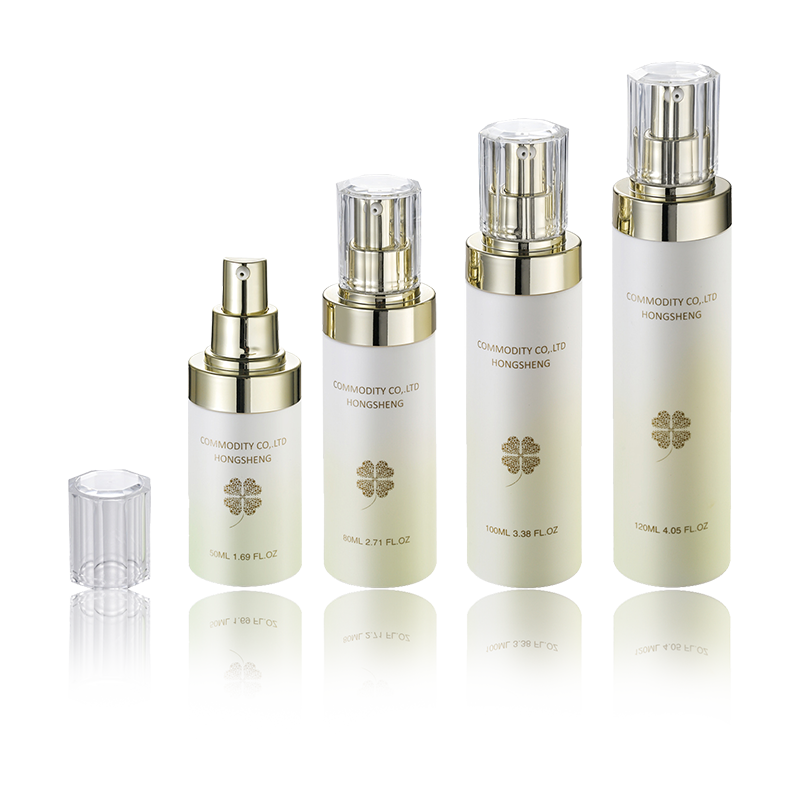 50ML-120ML بطری بدون هوا لمسی حساس به نور-HS-017F