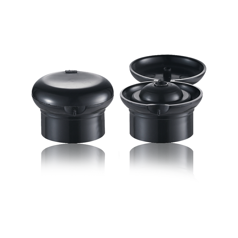 HY-M01 24/410 قارچ درپوش پیچی پلاستیکی مشکی برای بطری