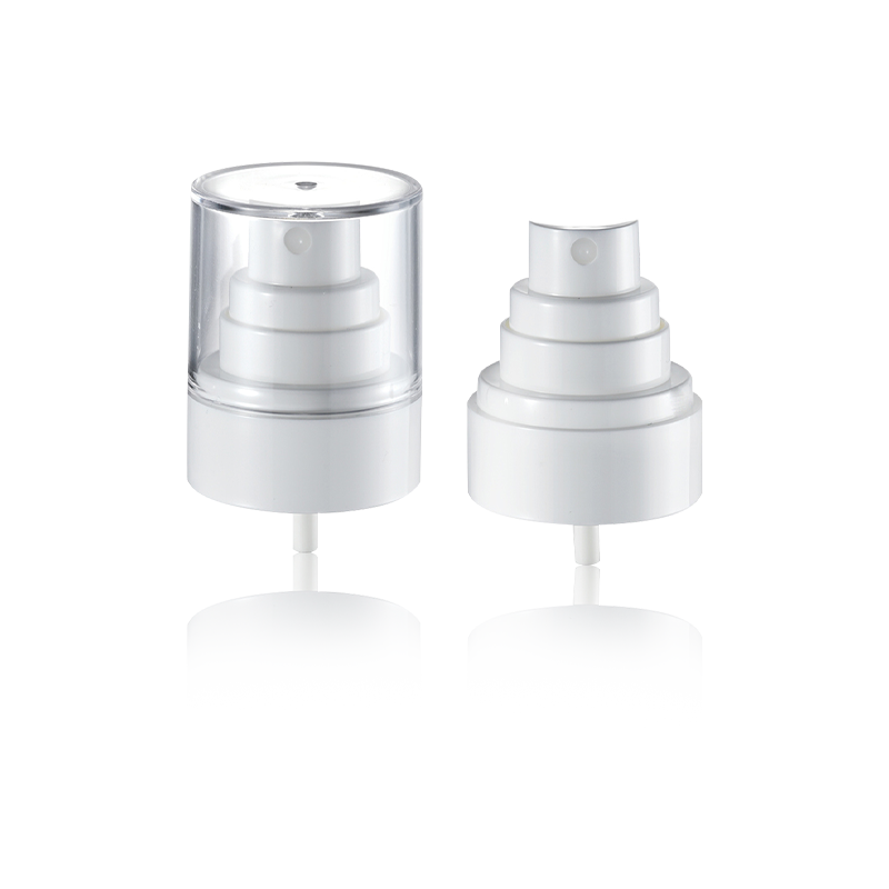 رنگ سفید آرایشی HY24B-57 به عنوان پمپ لوسیون یا pp 24/410 نیم کلاهک